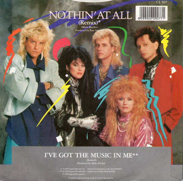 Heart - Nothin' At All - Used Vinyl Record 7" image 6