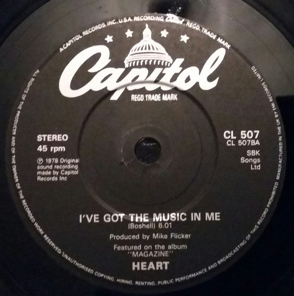 Heart - Nothin' At All - Used Vinyl Record 7" image 8