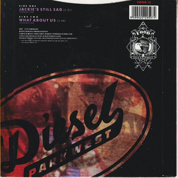 Diesel Park West - Jackie's Still Sad - Used Vinyl Record 7" image 2