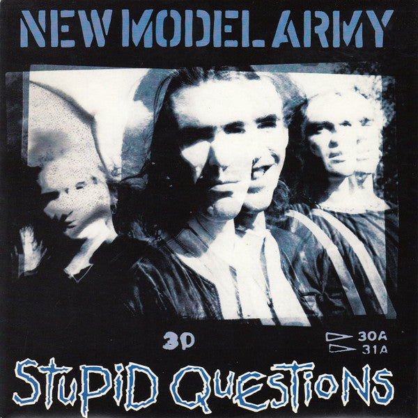 New Model Army - Stupid Questions - Used Vinyl Record 7" image 1