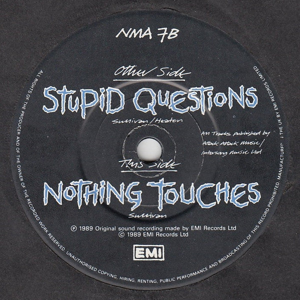 New Model Army - Stupid Questions - Used Vinyl Record 7" image 8