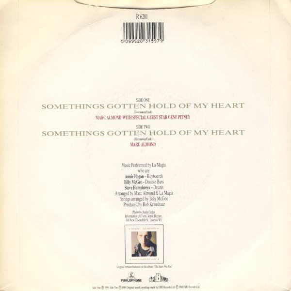 Marc Almond - Something's Gotten Hold Of My Heart - Used Vinyl Record image 6