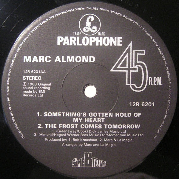 Marc Almond - Something's Gotten Hold Of My Heart - Used Vinyl Record 12 image 4
