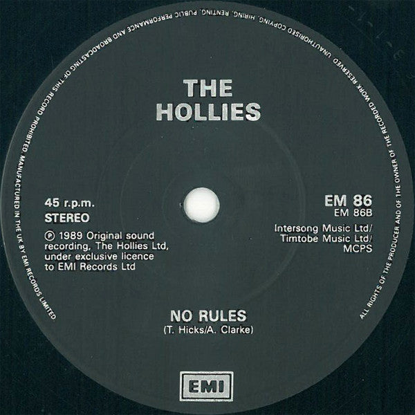Hollies - Find Me A Family - Used Vinyl Record 7" image 4