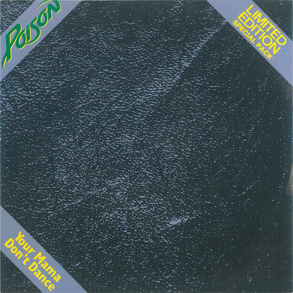 Poison - Your Mama Don't Dance - Used Vinyl Record 7" image 3