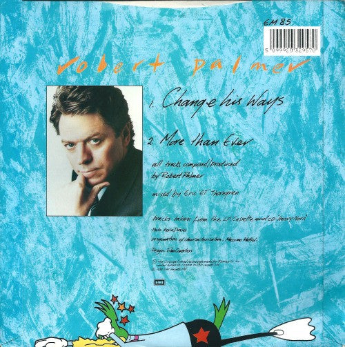 Robert Palmer - Change His Ways - Used Vinyl Record 7" image 6