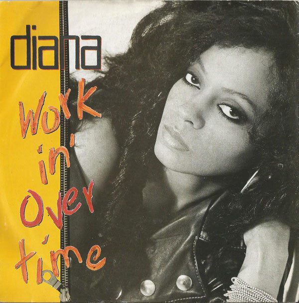 Diana Ross - Workin' Overtime - Used Vinyl Record 7" image 5