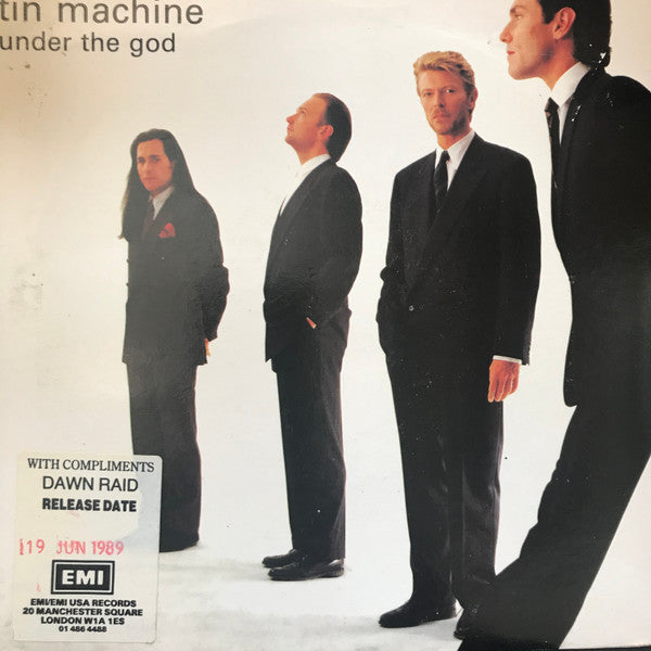 Tin Machine - Under The God - Used Vinyl Record 7" image 5