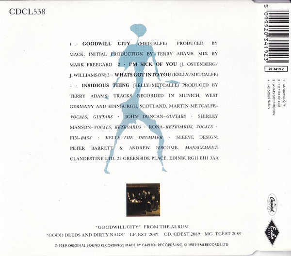 Goodbye Mr. Mackenzi - Goodwill City / I'm Sick Of You - Used CD image 2