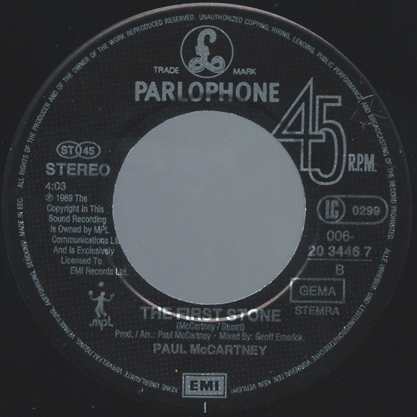 Paul McCartney - This One - Used Vinyl Record 7" image 4