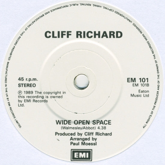 Cliff Richard - I Just Don't Have The Heart - Used Vinyl Record 7" image 8