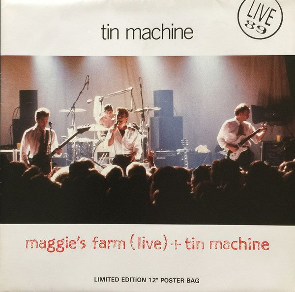 Tin Machine - Maggie's Farm (Live) + - Used Vinyl Record 12" image 1