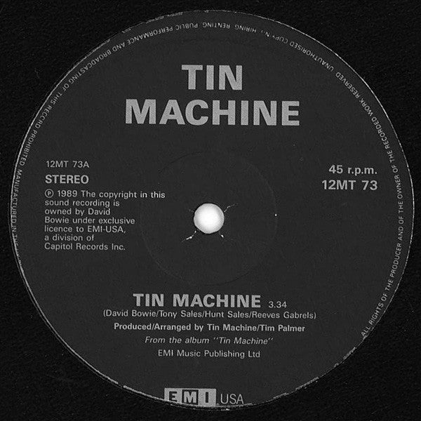 Tin Machine - Maggie's Farm (Live) + - Used Vinyl Record 12" image 4