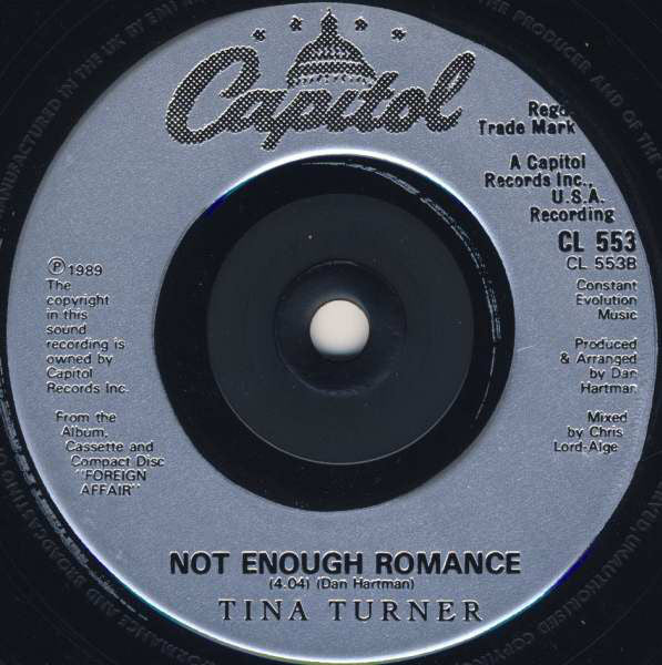 Tina Turner - I Don't Wanna Lose You - Used Vinyl Record 7" image 4