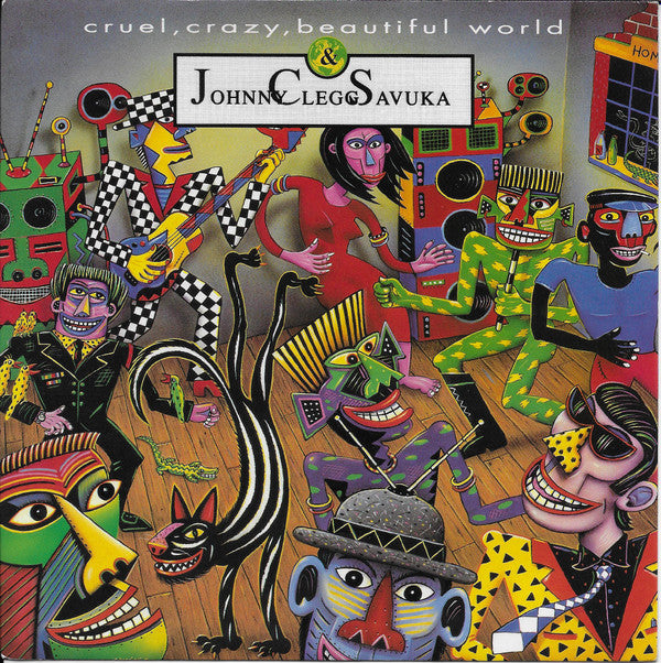 Johnny Clegg & Savuk - Cruel, Crazy, Beautiful World - Used Vinyl Rec image 1