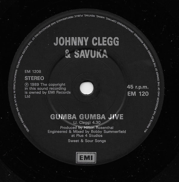 Johnny Clegg & Savuk - Cruel, Crazy, Beautiful World - Used Vinyl Rec image 4
