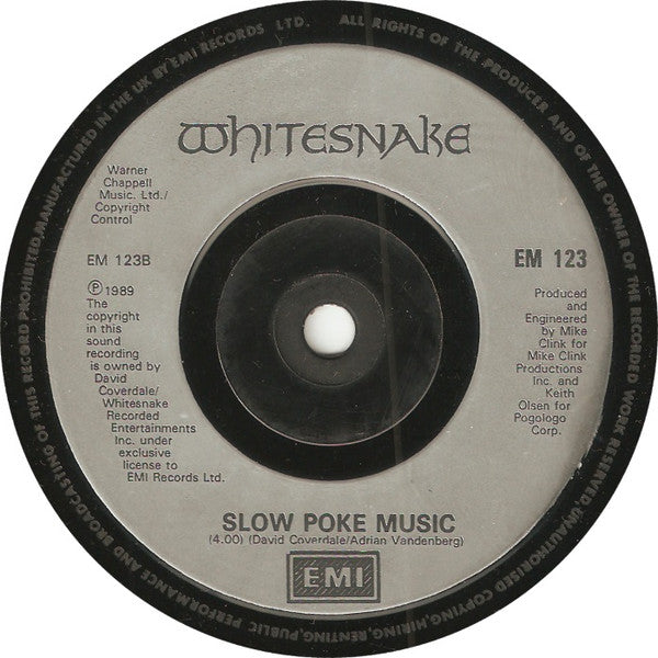 Whitesnake - Fool For Your Loving - Used Vinyl Record 7" image 4
