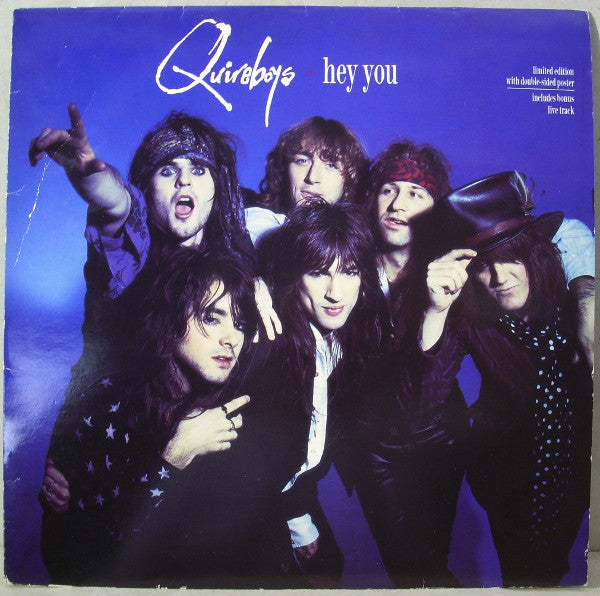 Quireboys - Hey You - Used Vinyl Record 12" image 1
