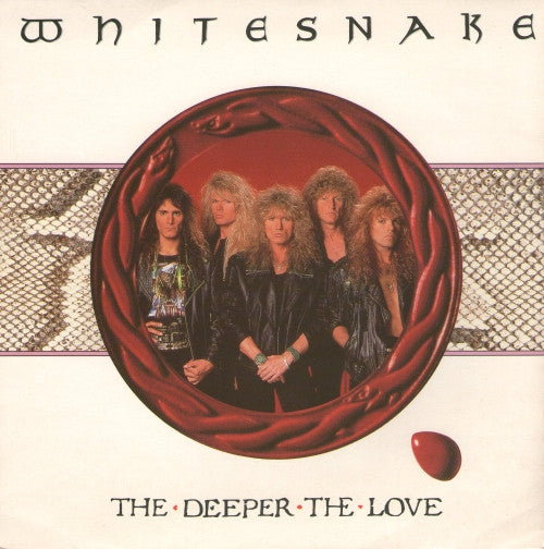 Whitesnake - Deeper The Love - Used Vinyl Record 7" image 1