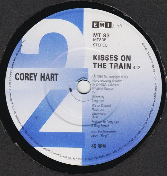 Corey Hart - A Little Love - Used Vinyl Record 7" image 4