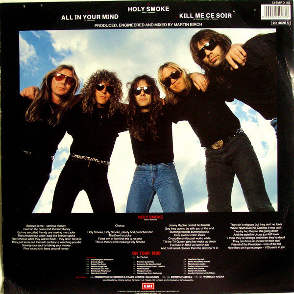 Iron Maiden - Holy Smoke - Used Vinyl Record 12" image 2