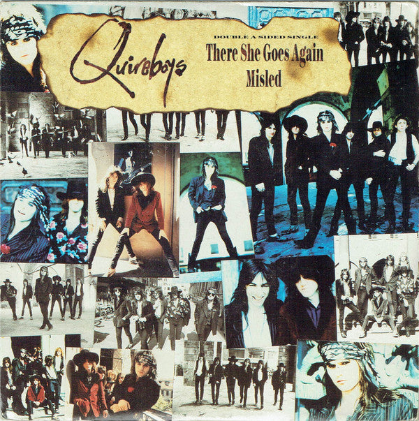 Quireboys - re She Goes Again / Misled - Used Vinyl Record 7" image 5