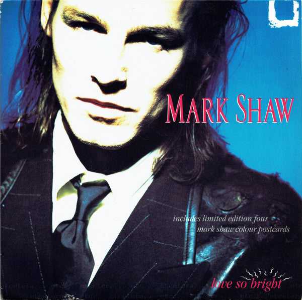 Mark Shaw - Love So Bright - Used Vinyl Record 7" image 1