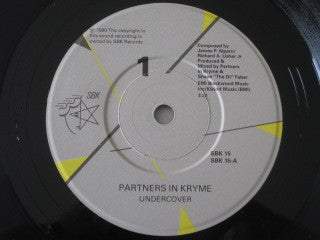 Partners In Kryme - Undercover - Used Vinyl Record 7" image 3
