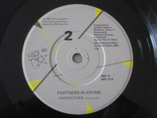 Partners In Kryme - Undercover - Used Vinyl Record 7" image 8