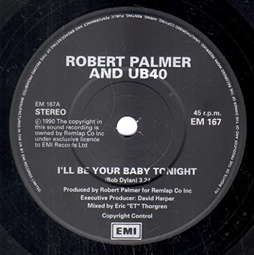 Robert Palmer - I'll Be Your Baby Tonight - Used Vinyl Record 7" image 3