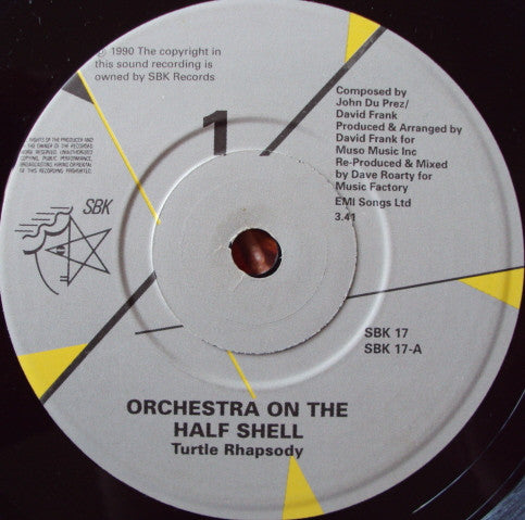 Orchestra On The Hal - Turtle Rhapsody - Used Vinyl Record 7" image 2