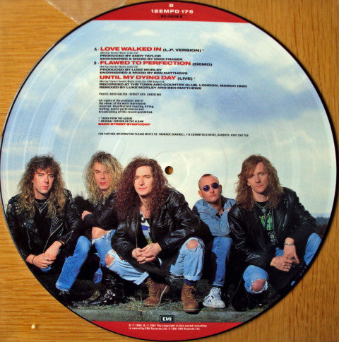 Thunder - Love Walked In - Used Vinyl Record 12" image 3