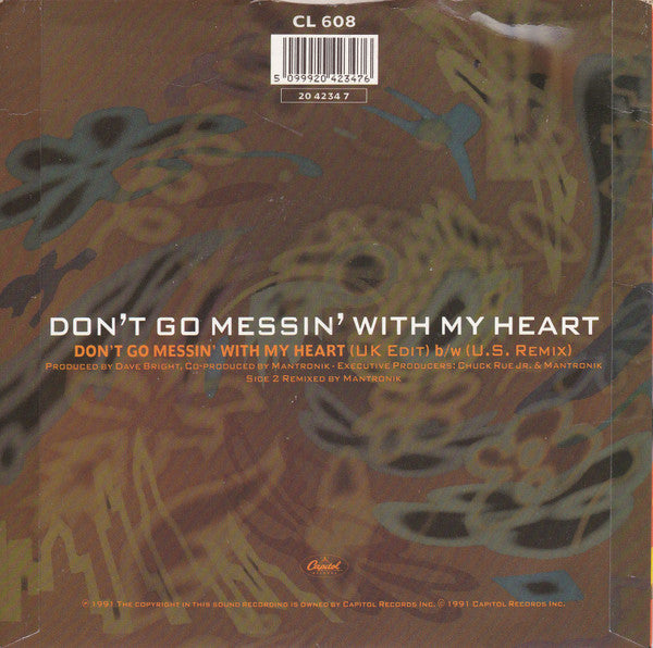 Mantronix - Don't Go Messin' With My Heart - Used Vinyl Record 7" image 2