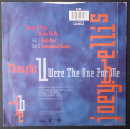 Joey B. Ellis - Thought You Were The One For Me - Used Vinyl Record 7" image 6