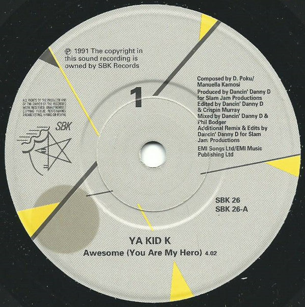 Ya Kid K - Awesome (You Are My Hero) - Used Vinyl Record 7" image 7