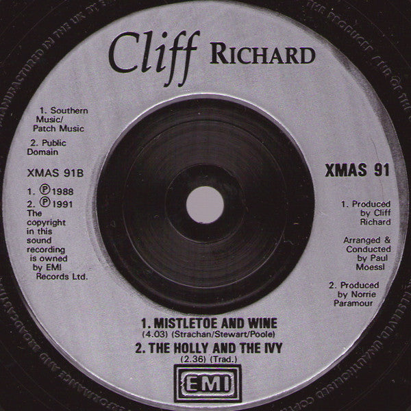Cliff Richard - Used Vinyl Record 7" image 4
