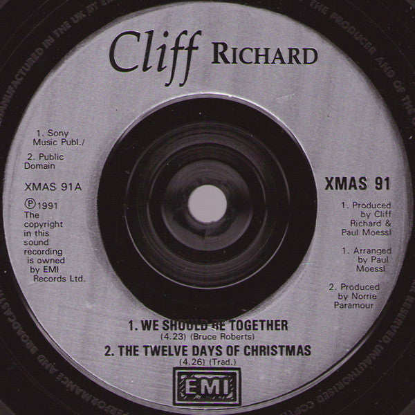 Cliff Richard - Used Vinyl Record 7" image 7
