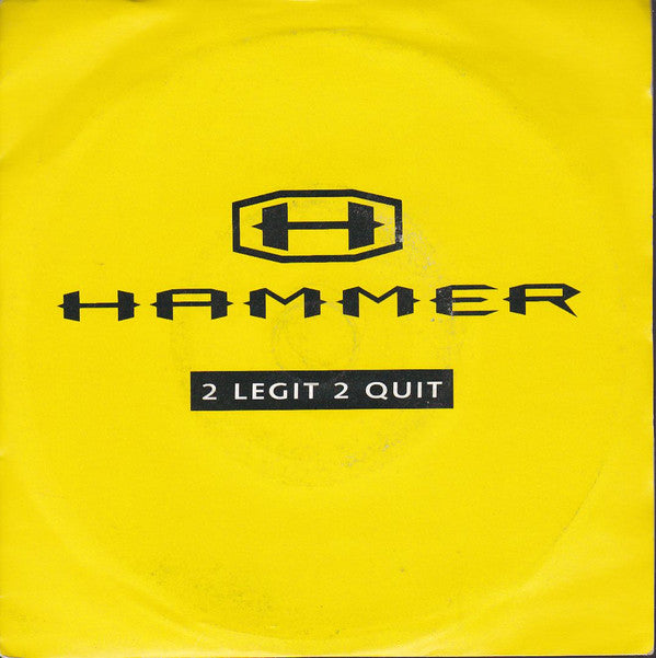 MC Hammer - 2 Legit 2 Quit - Used Vinyl Record 7" image 1
