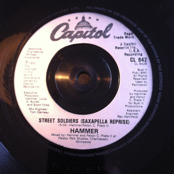 MC Hammer - Addams Groove - Used Vinyl Record 7" image 3