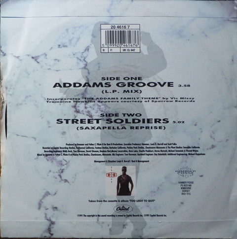 MC Hammer - Addams Groove - Used Vinyl Record 7" image 4