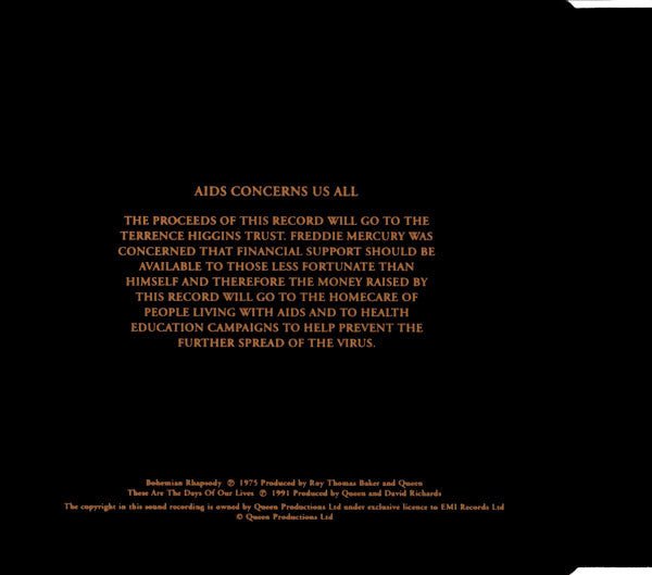 Queen - Bohemian Rhapsody / These Are The Days Of Our Lives - Used CD image 2