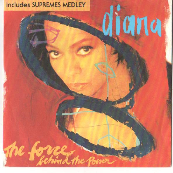 Diana Ross - Force Behind The Power - Used Vinyl Record 7" image 1