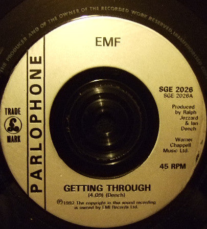 EMF - Unexplained EP - Used Vinyl Record 7" image 3