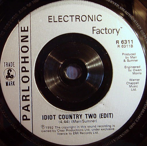 Electronic - Disappointed - Used Vinyl Record 7" image 4