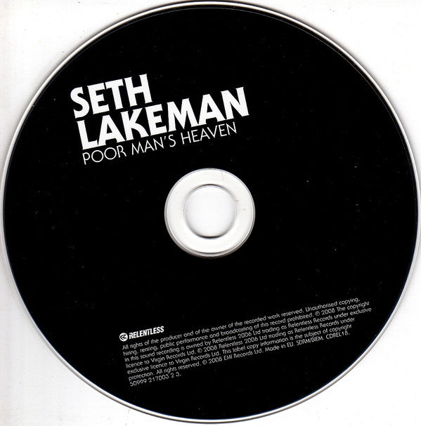 Seth Lakeman - Poor Man's Heaven - Used CD image 5