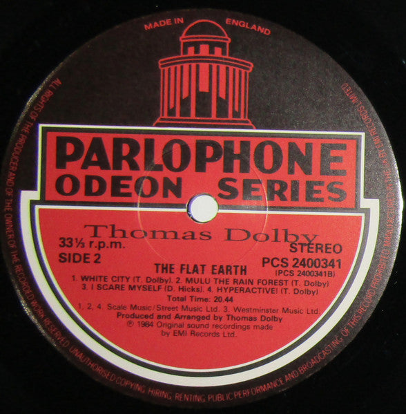 Thomas Dolby - Flat Earth - Used Vinyl Record image 4