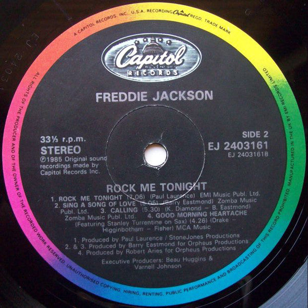 Freddie Jackson - Rock Me Tonight - Used Vinyl Record image 4