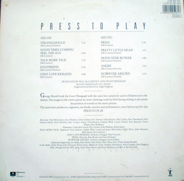 Paul McCartney - Press To Play - Used Vinyl Record image 4