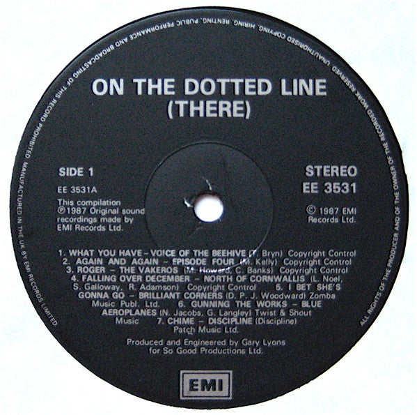 Various - On The Dotted Line...(There) - Used Vinyl Record image 3