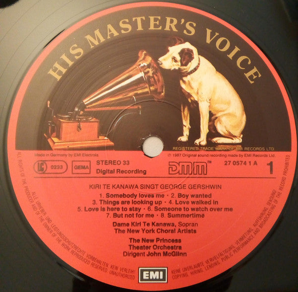 Kiri Te Kanawa - Kiri Sings Gershwin - Used Vinyl Record image 8